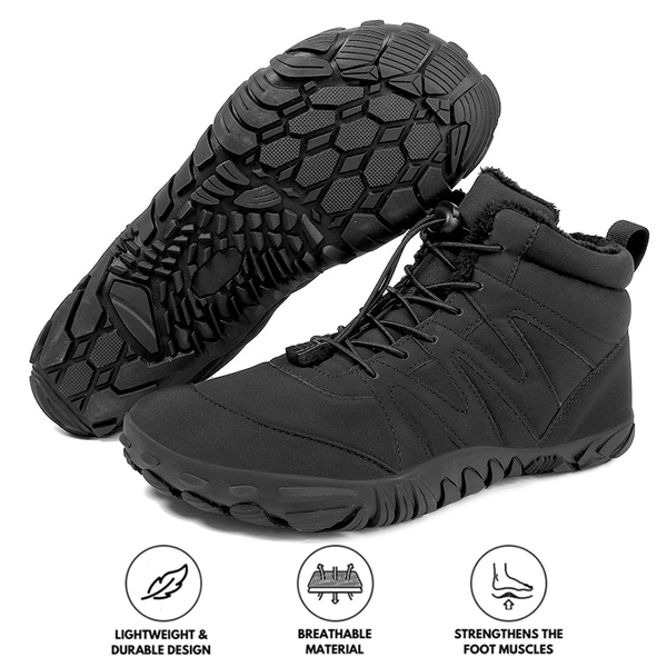 Alave al aire libre Zapatillas de invierno informales Botas de nieve que no son deslizantes e impermeables Barefoot Barefoot Shoe (unisex)