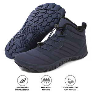 Casual Adventure Healthy Warm Snow Boots Non-slip & Waterproof Winter Barefoot Shoe (Unisex)