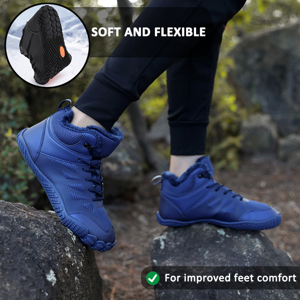 Winter Outdoor Breathable Lightweight Warm Mountaineering Snow Boots Non-slip Winter Barefoot Shoe (Unisex)