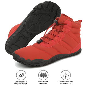 Hiking Shoes Footwear Winter Warm Snow Boots Casual Non-slip & Waterproof Winter Barefoot Shoe (Unisex)