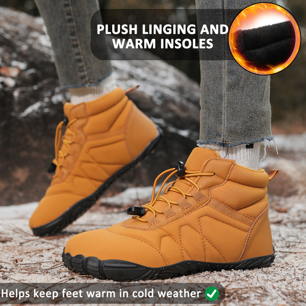 Snow Boots Wear-Resistant Trekking Shoes Hiking Shoes Footwear Non-slip & Waterproof Winter Barefoot Shoe (Unisex)