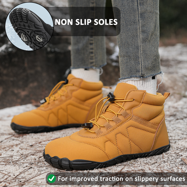 Snow Boots Wear-Resistant Trekking Shoes Hiking Shoes Footwear Non-slip & Waterproof Winter Barefoot Shoe (Unisex)