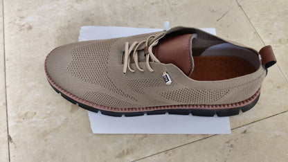 2025 新款跨境轻便系带休闲男鞋透气飞织乐福鞋男大码 Hombres mocasines