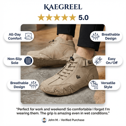 Men Women Velcro Suede High Boots Beck Shoes (Unisex)