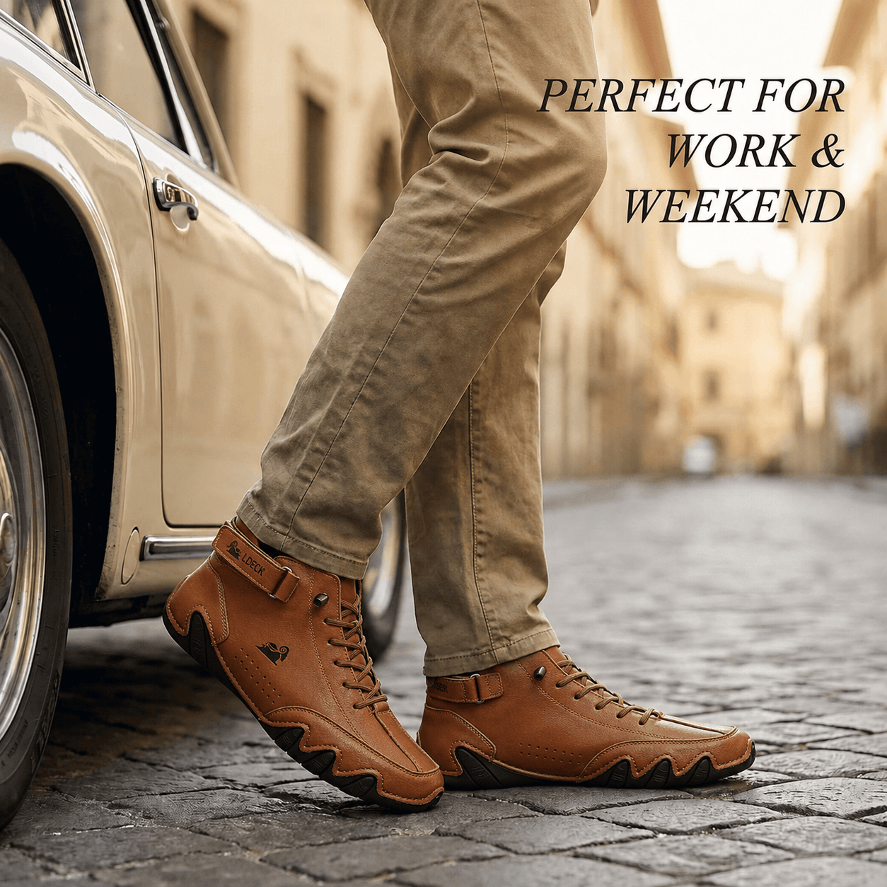 Men Women Velcro Suede High Boots Beck Barefoot Shoes (Unisex)