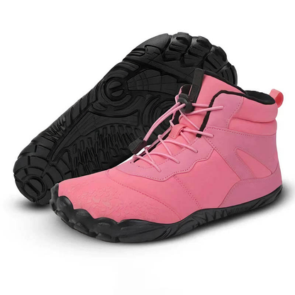 Scarpe a piedi nudi maschile inverno scarpe da pista impermeabile inverno scarpe da neve foderata calda unisex stivali invernali all'aperto