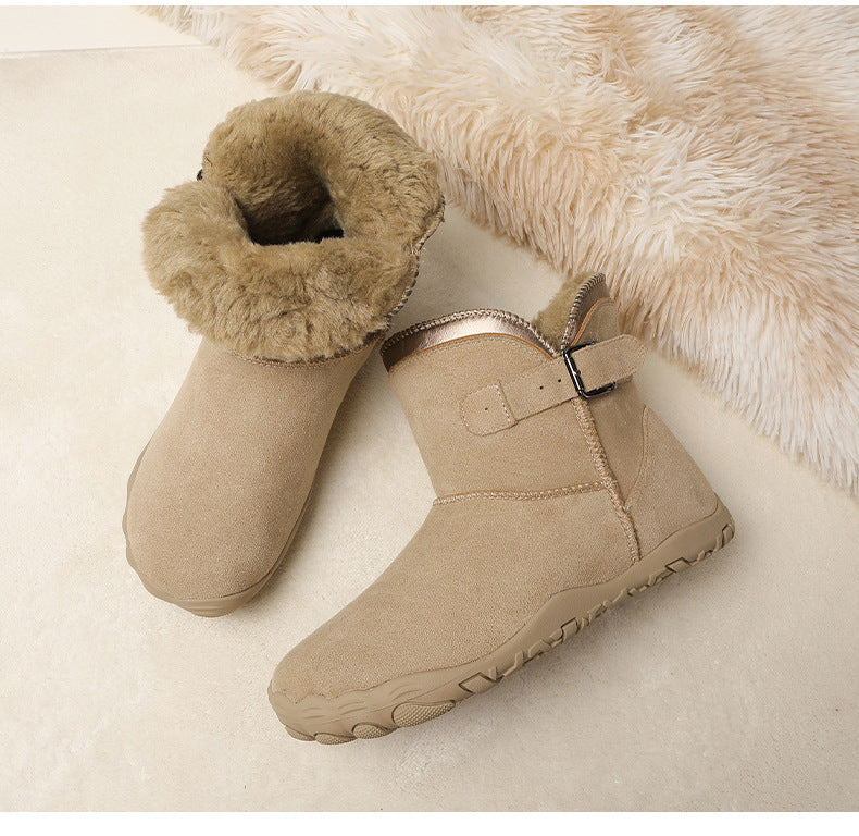 KAEGREEL WarmEase Pro™ – Wide Fit Suede Easy-On Winter Boots