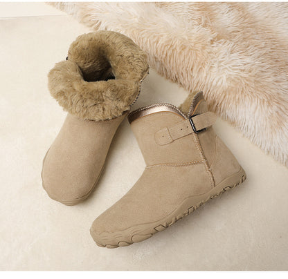 KAEGREEL WarmEase Pro™ – Wide Fit Suede Easy-On Winter Boots