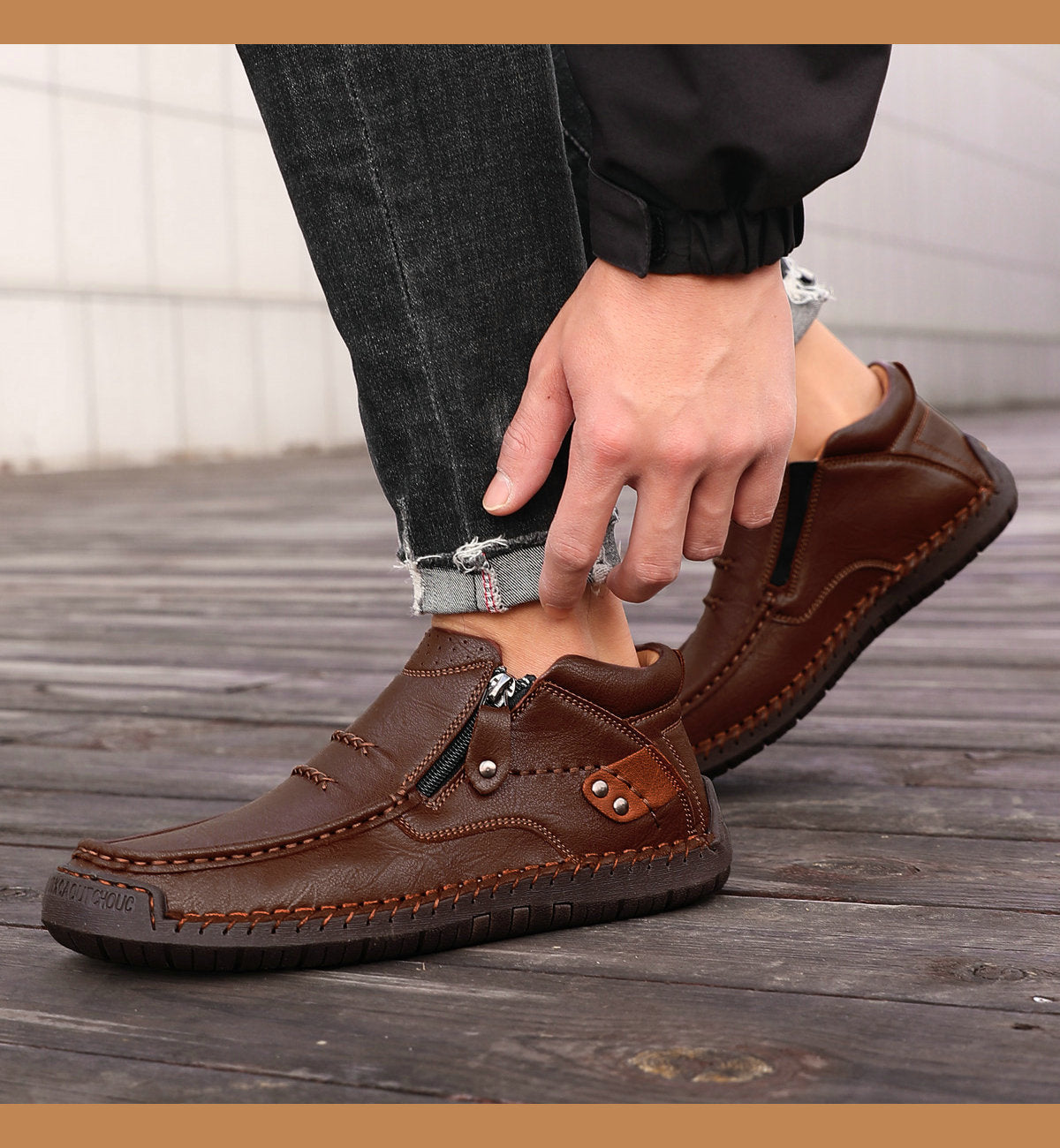 Bottes faites à la main royales classiques