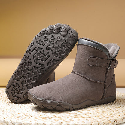 KAEGREEL WarmEase Pro™ – Wide Fit Suede Easy-On Winter Boots