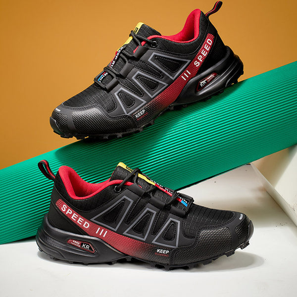 Men Hiking Footwear Outdoor Ultra-light Breathable Shock-absorbing Cycling Shoes