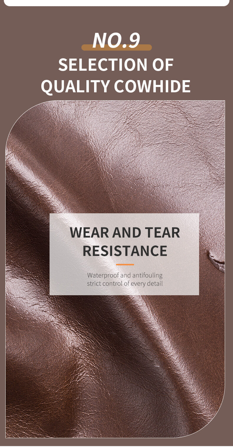 Genuine Leather Zipper Men Wallets Multi Card Slot ID Card Mini Holder Bags Bussiness Casual Coin Purse