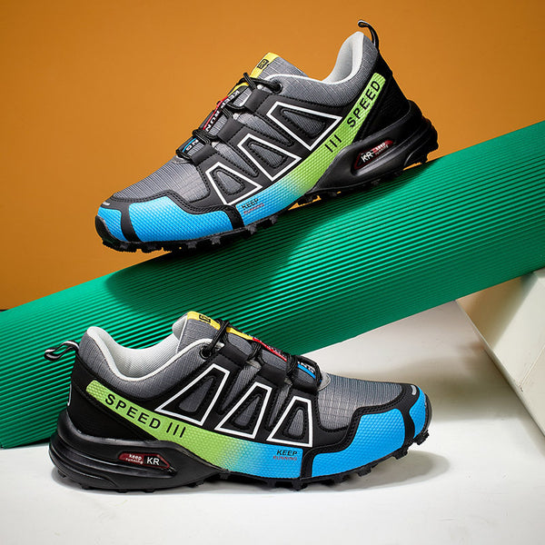 Men Hiking Footwear Outdoor Ultra-light Breathable Shock-absorbing Cycling Shoes
