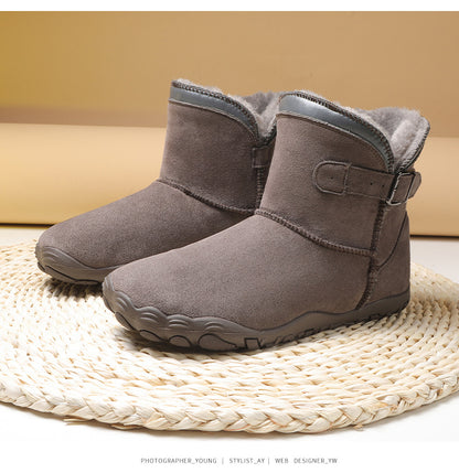 KAEGREEL WarmEase Pro™ – Wide Fit Suede Easy-On Winter Boots