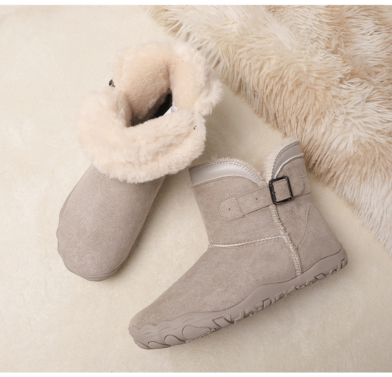 KAEGREEL WarmEase Pro™ – Wide Fit Suede Easy-On Winter Boots