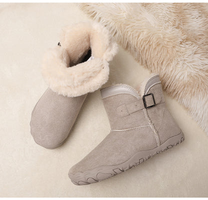KAEGREEL WarmEase Pro™ – Wide Fit Suede Easy-On Winter Boots