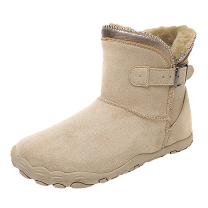 KAEGREEL WarmEase Pro™ – Wide Fit Suede Easy-On Winter Boots
