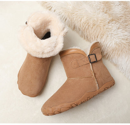 KAEGREEL WarmEase Pro™ – Wide Fit Suede Easy-On Winter Boots