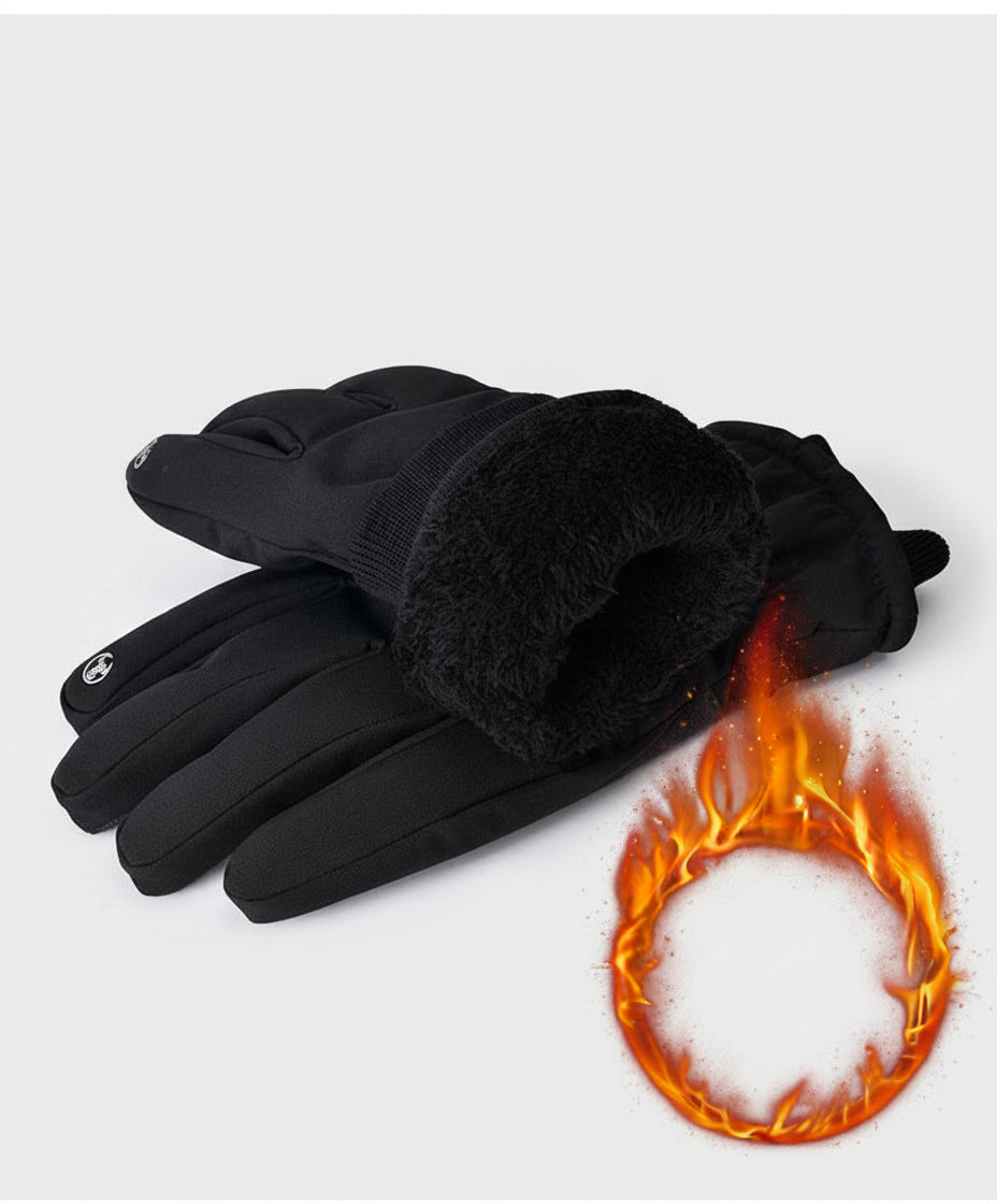 Winter Gloves Men Women Insulation & Plush Lining, -15°F Windproof & Water-Resistant