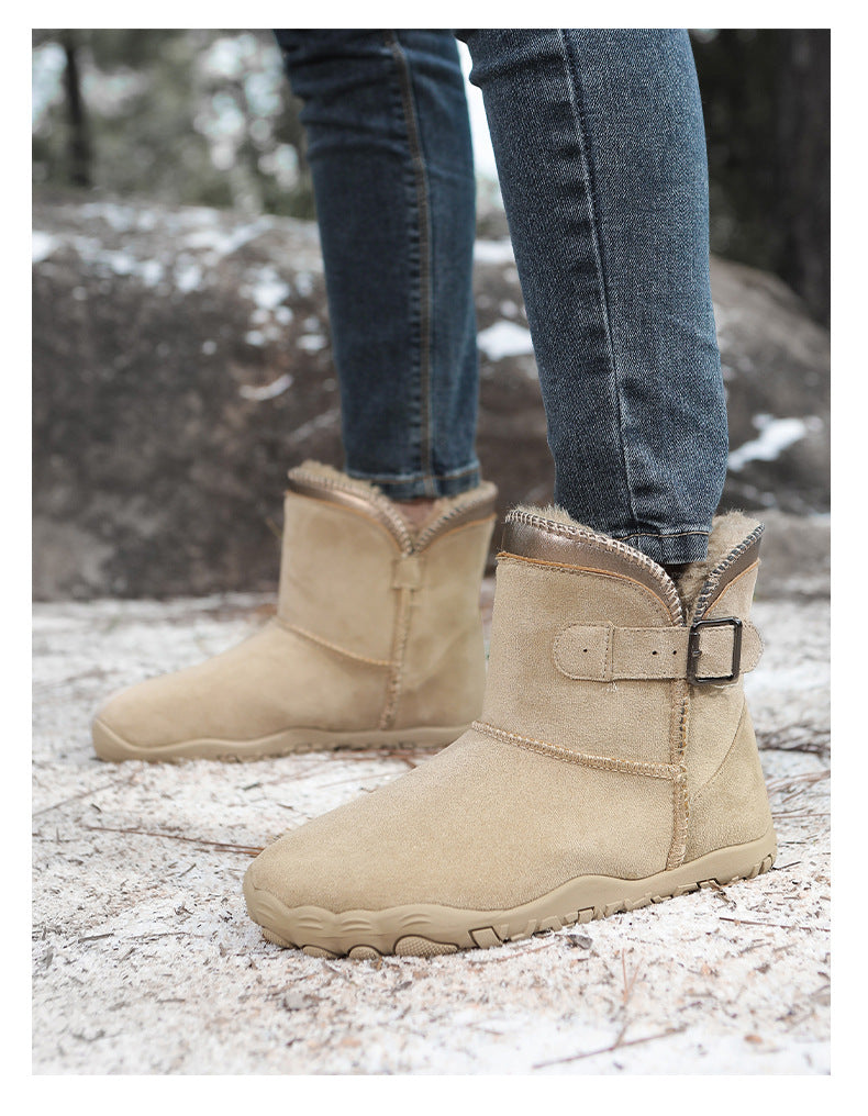 KAEGREEL WarmEase Pro™ – Wide Fit Suede Easy-On Winter Boots