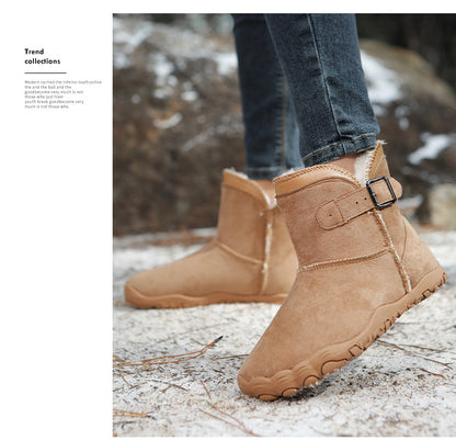 KAEGREEL WarmEase Pro™ – Wide Fit Suede Easy-On Winter Boots