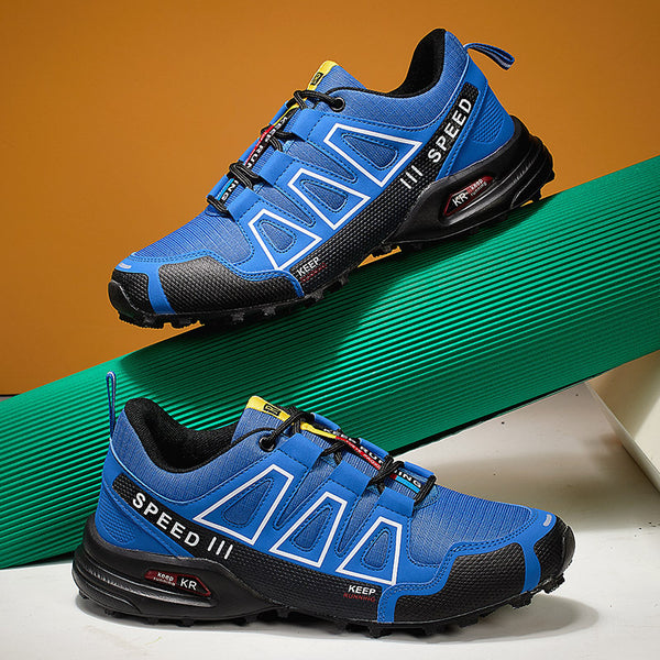 Men Hiking Footwear Outdoor Ultra-light Breathable Shock-absorbing Cycling Shoes