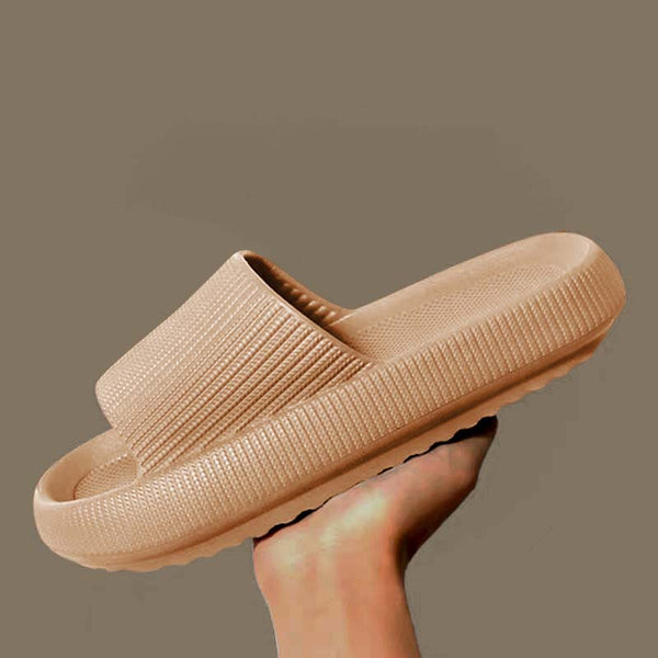 Men Women Home Slippers Thick-sole Soft Feeling Non-slip Couples Sandals (Unisex)