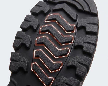 Kaegreel Cuir de vachette pour hommes Cuir imperméable confortable non glissement doux non glissé sur les chaussures décontractées