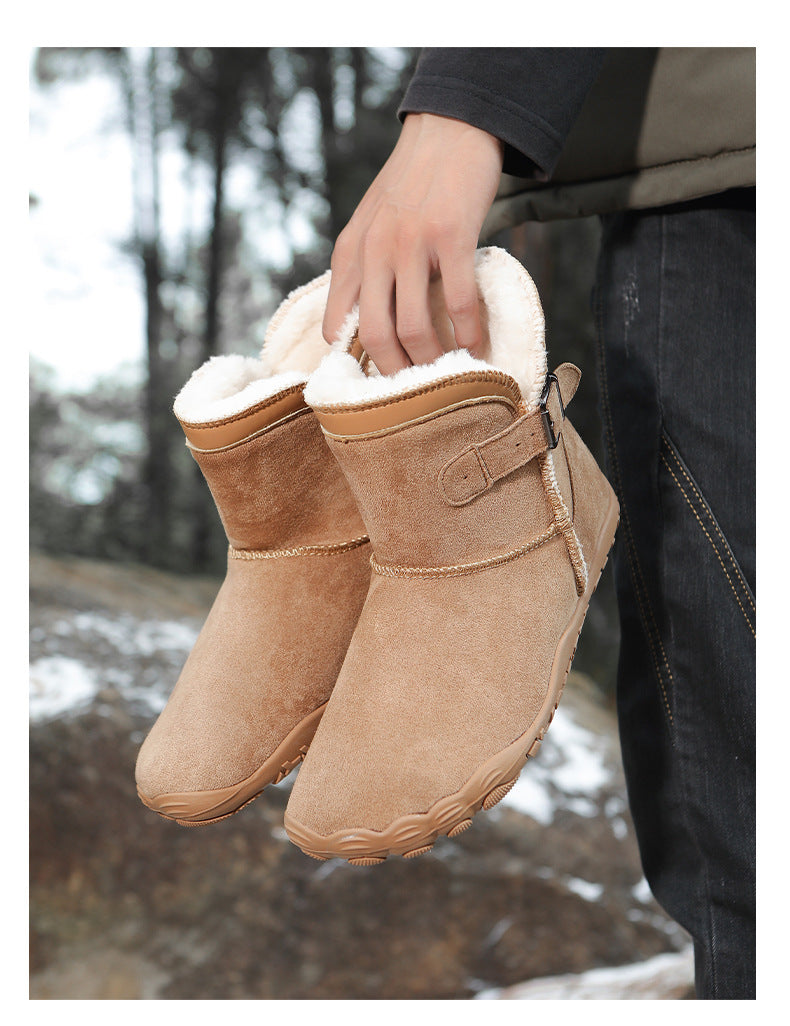 KAEGREEL WarmEase Pro™ – Wide Fit Suede Easy-On Winter Boots