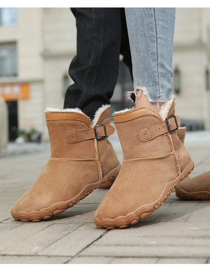 KAEGREEL WarmEase Pro™ – Wide Fit Suede Easy-On Winter Boots