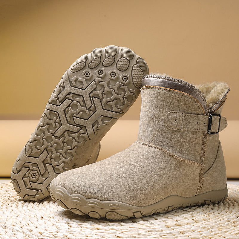 KAEGREEL WarmEase Pro™ – Wide Fit Suede Easy-On Winter Boots