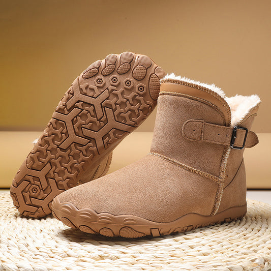 KAEGREEL WarmEase Pro™ – Wide Fit Suede Easy-On Winter Boots