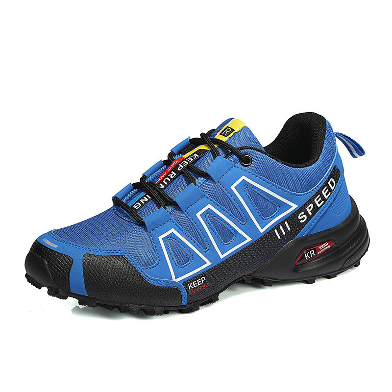 Men Hiking Footwear Outdoor Ultra-light Breathable Shock-absorbing Cycling Shoes