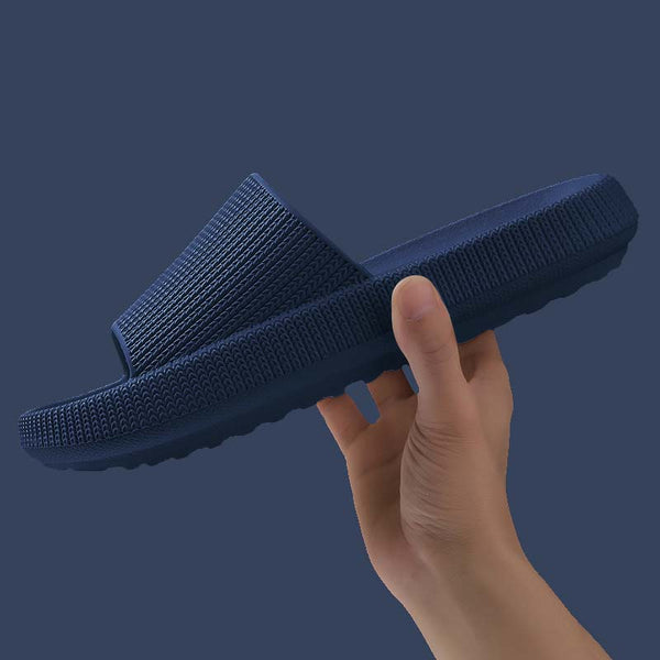 Men Women Home Slippers Thick-sole Soft Feeling Non-slip Couples Sandals (Unisex)