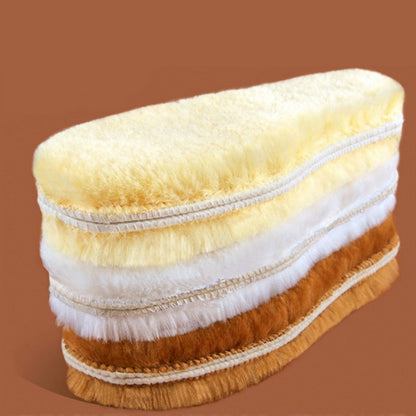 Extra Thick Lambswool Insoles, with Natural Latex Underside, Warming Sheep Wool Soles, Soft Winter Soles