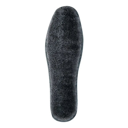 Extra thick and soft rabbit fur insoles for warmth.