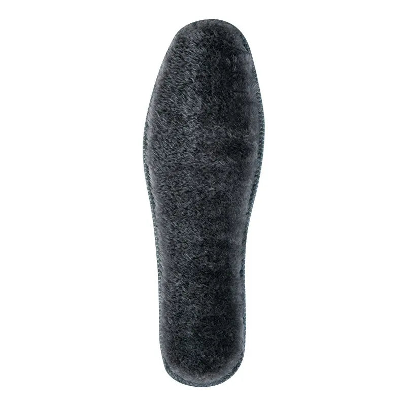 Extra thick and soft rabbit fur insoles for warmth.