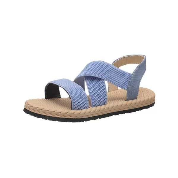 kaegreel elastic band sandals 31561 blue