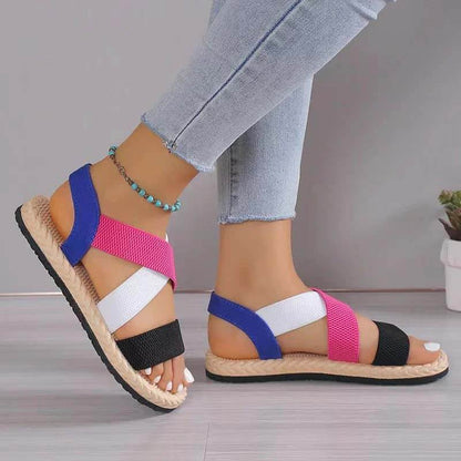 Women Lightweight Soft Summer Flat Beach sandals