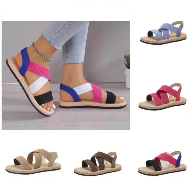Women Lightweight Soft Summer Flat Beach sandals