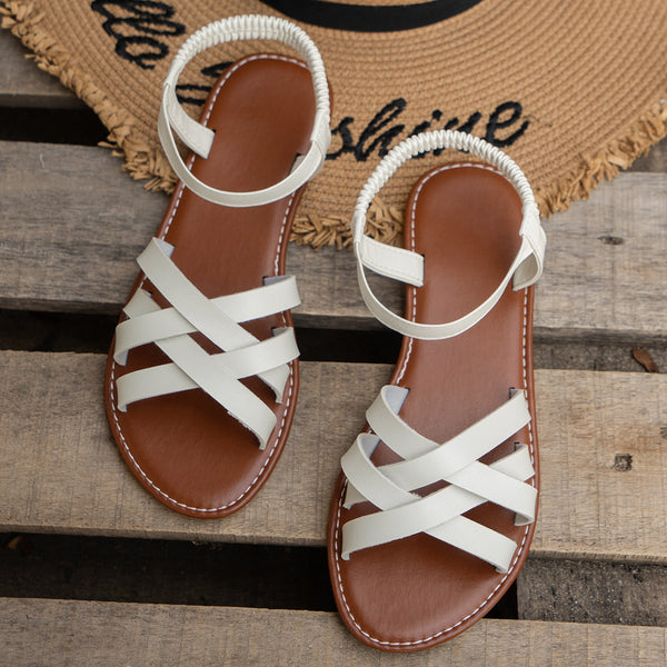 kaegreel handmade leather shoes sandals slippers 31559 white