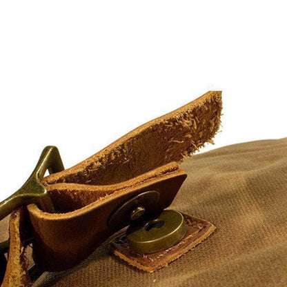 Männer Vintage Canvas Casual Travel Große Kapazität Wasserdichte Pendler Tasche Rucksack