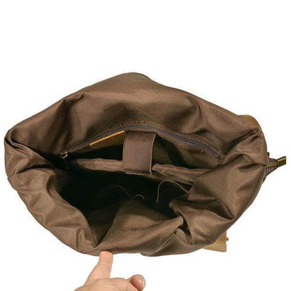 Männer Vintage Canvas Casual Travel Große Kapazität Wasserdichte Pendler Tasche Rucksack