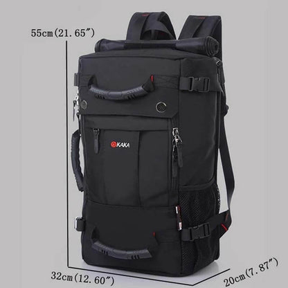 Men Multi-Carry Large Capacity Travel Outdoor Multifunction 15.6 Inch Laptop Bag Travel Bag Backpack