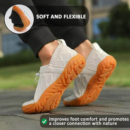 Grenzüberschreitende, atmungsaktive fliegende fliegende gewebte Schuhe Sportschuhe im Freien im Freien Schweiß-absorbierende Herbst- und Winter-Walking-Morg-Trainingschuhe (Unisex)