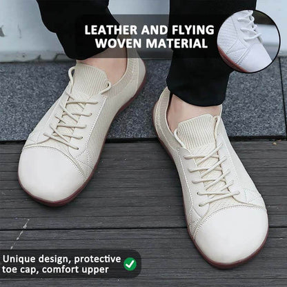 Wide Toe Comfortable Sports Outdoor Leisure Shoes Flying Woven Lightweight Barefoot Hiking Footwear (Unisex)