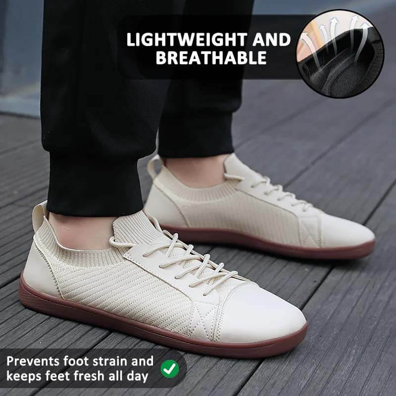 Wide Toe Comfortable Sports Outdoor Leisure Shoes Flying Woven Lightweight Barefoot Hiking Footwear (Unisex)