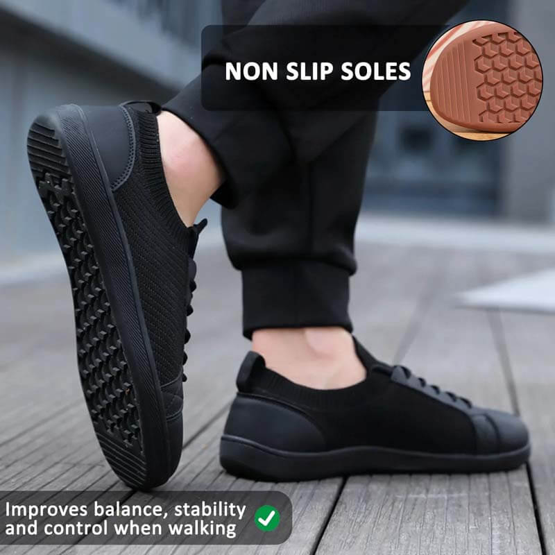 Wide Toe Comfortable Sports Outdoor Leisure Shoes Flying Woven Lightweight Barefoot Hiking Footwear (Unisex)