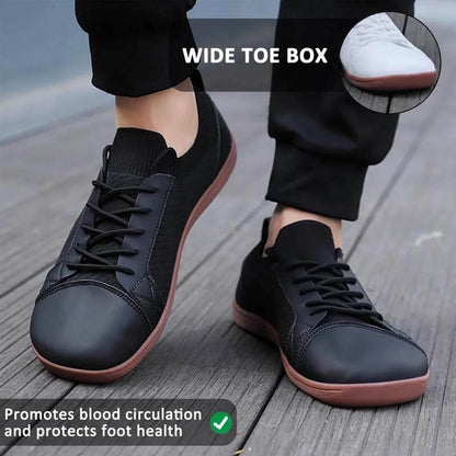 Wide Toe Comfortable Sports Outdoor Leisure Shoes Flying Woven Lightweight Barefoot Hiking Footwear (Unisex)