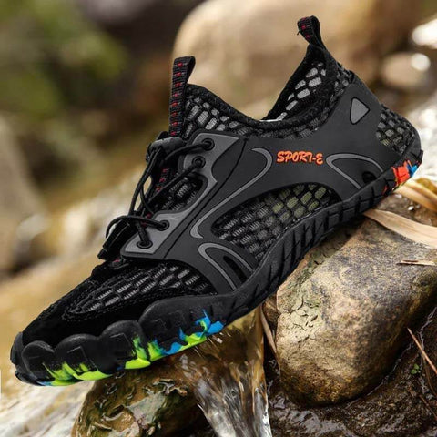 Kaegreel Barefoot Shoes Outdoor Hiking Slip Resistant Soft Mesh Water Wading Shoes (Unisex)